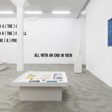 Image thumbnail: Lawrence Weiner - RED AND GREEN AND BLUE MORE OR LESS