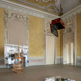 An image containing an installation view of an exhibition by Giulio Paolini