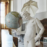 An installation view of an exhibition by Giulio Paolini