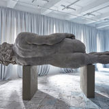 A figurative sculpture by Adrián Villar Rojas