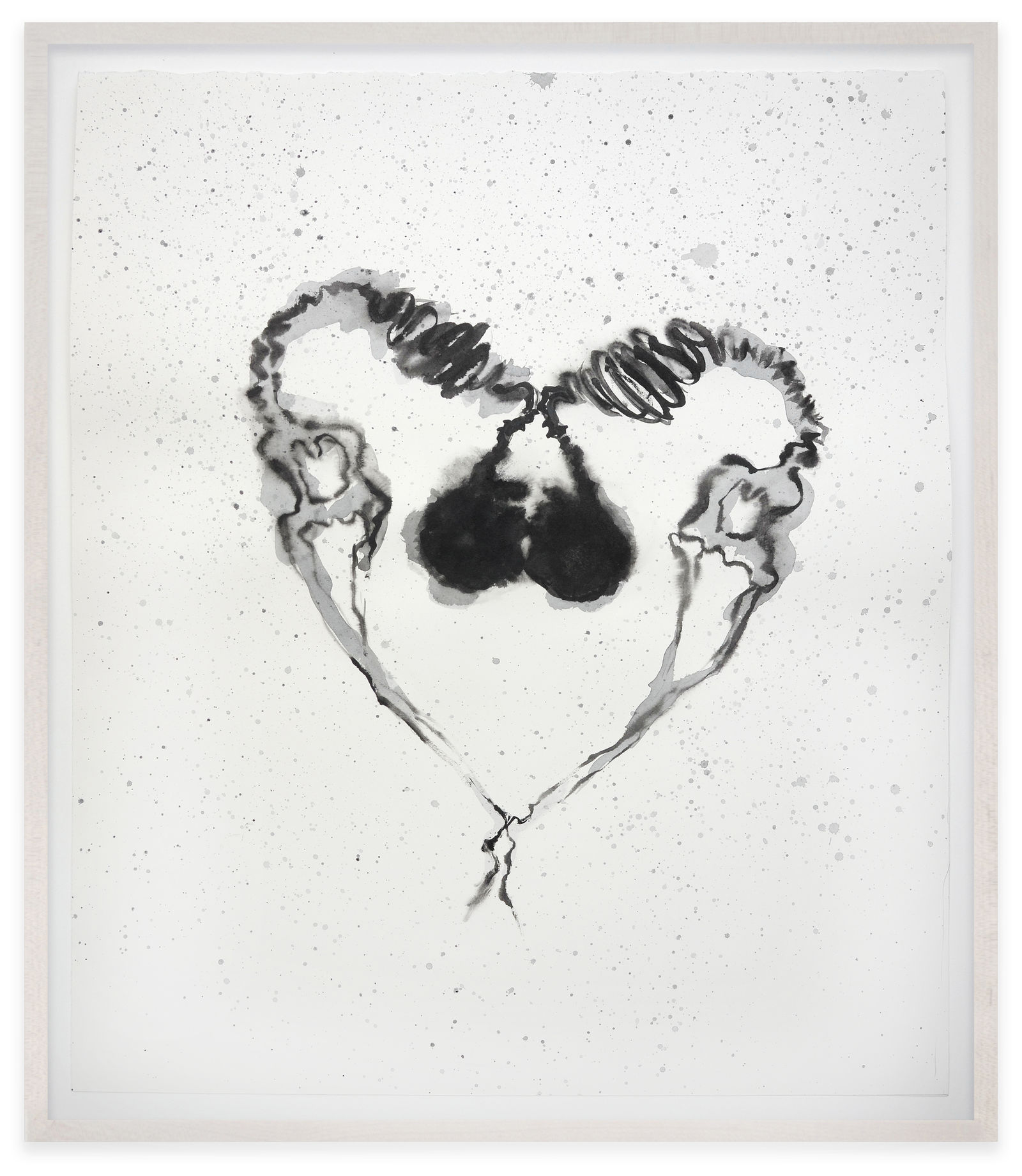 Annette Messager Notre coeur (Our Heart), 2020 Acrylic on Arches paper 24 1/8 x 20 1/2 in. (61 x 52...