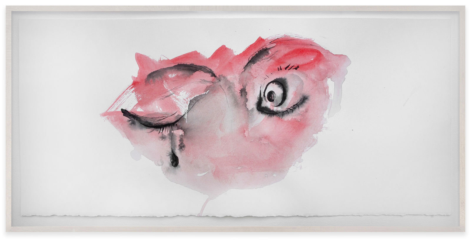 Annette Messager Mon regard (My gaze), 2019 Acrylic on Arches paper 10 5/8 x 23 5/8 in. (27 x 60...