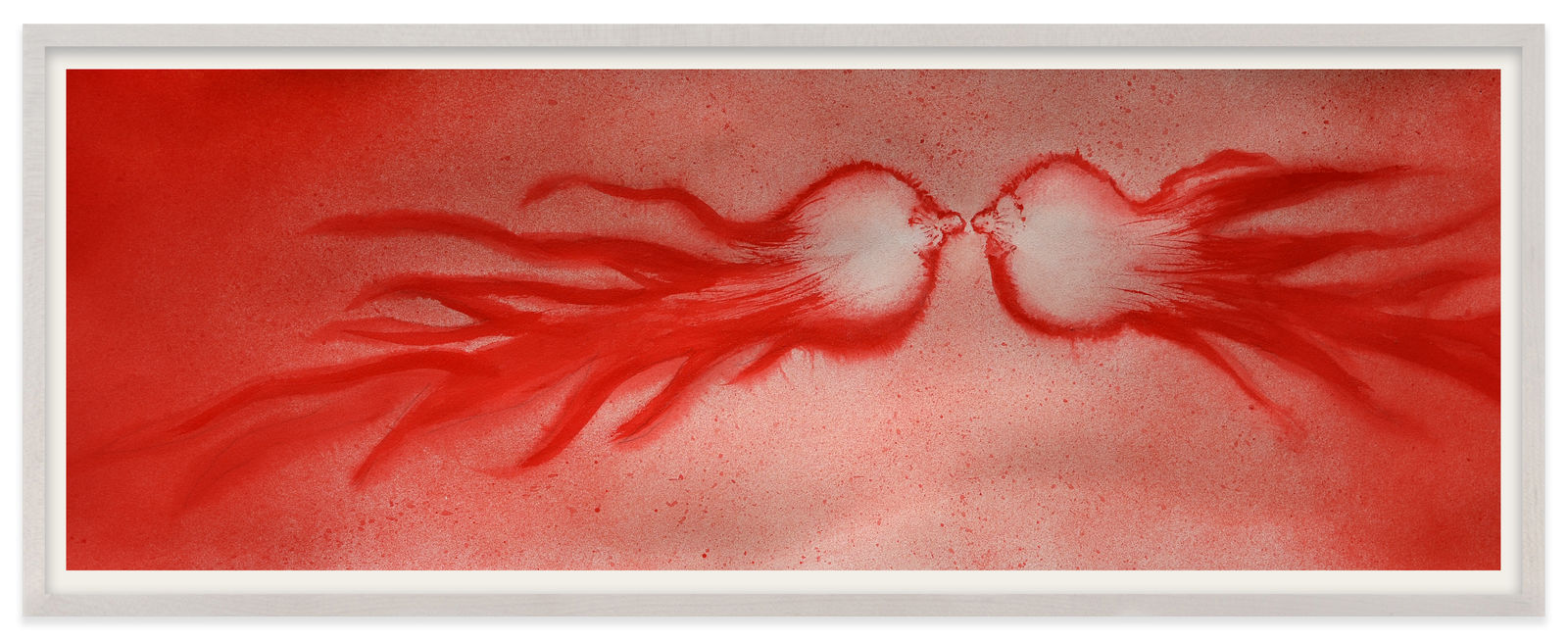 Annette Messager Rencontre, 2018 Acrylic on paper 9 1/2 x 28 in. (24 x 71 cm)