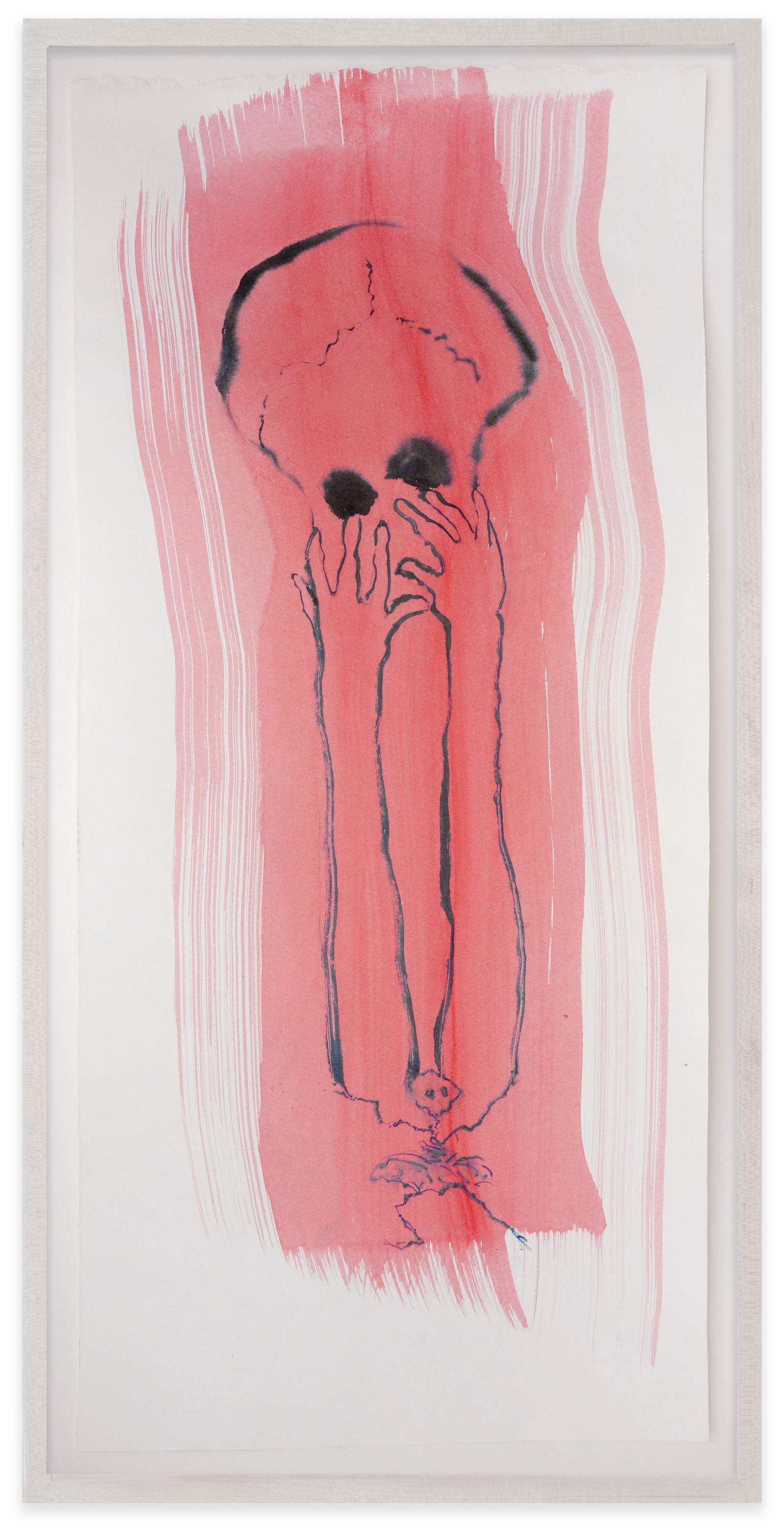 Annette Messager Mère, fille (Mother, Daughter), 2020 Acrylic on Arches paper 24 x 10 7/8 in. (61 x 27.6 cm)...