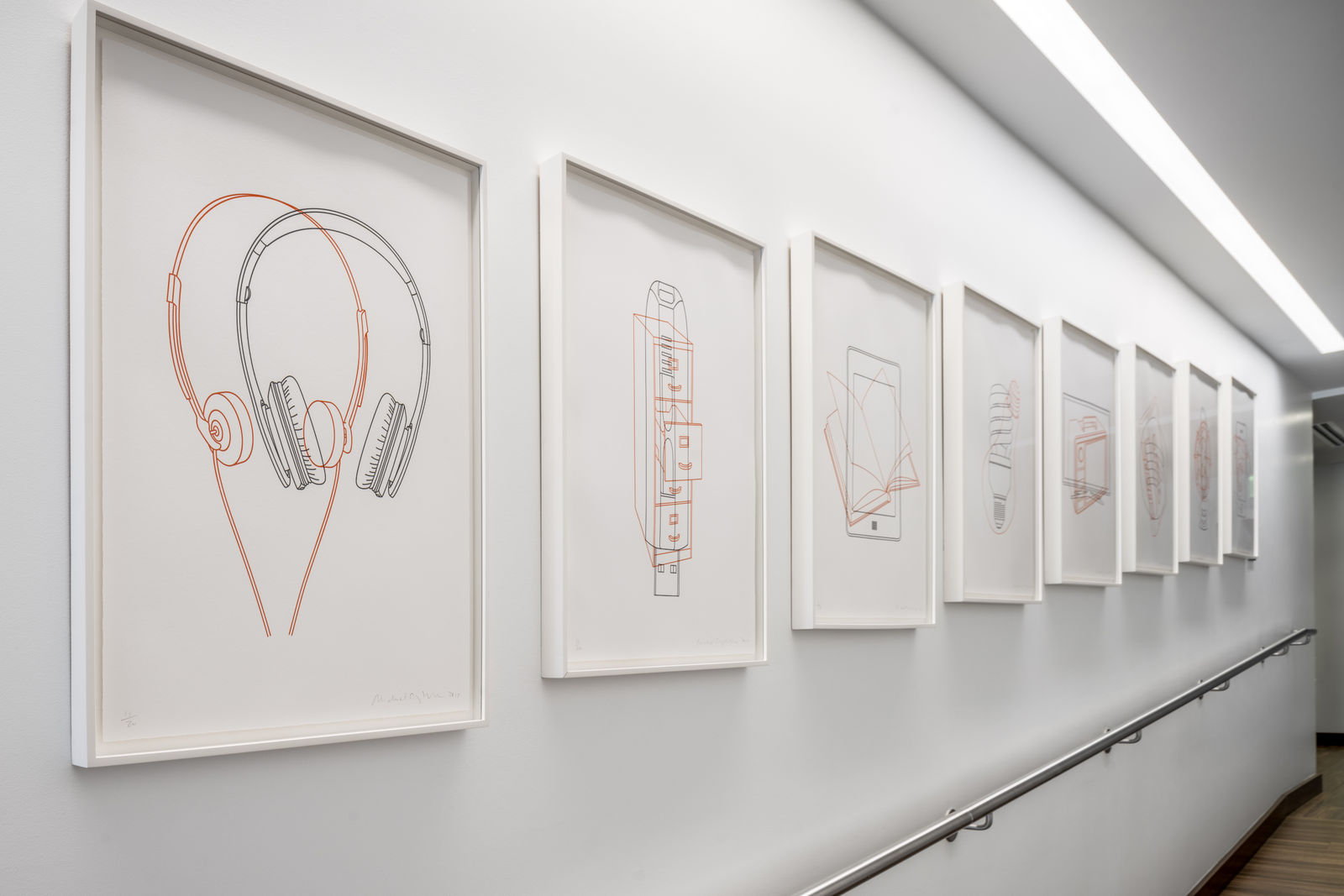 <p>Michael Craig-Martin; <em>Then and Now</em>, 2017. </p>