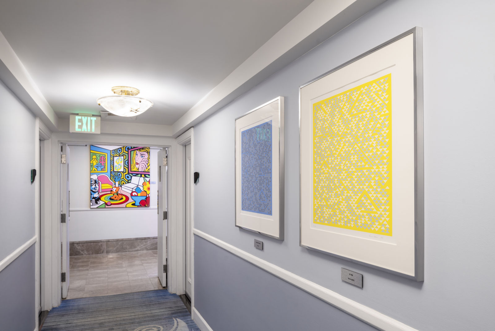 <p>Anni Albers; <em>A,</em> 1968 and <em>B</em>, 1968</p>