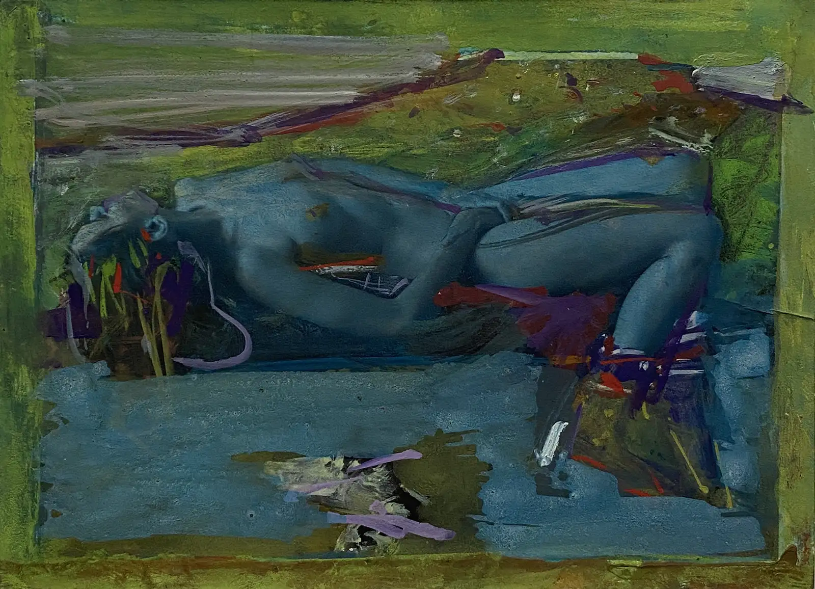 Saul Leiter Painted Nudes