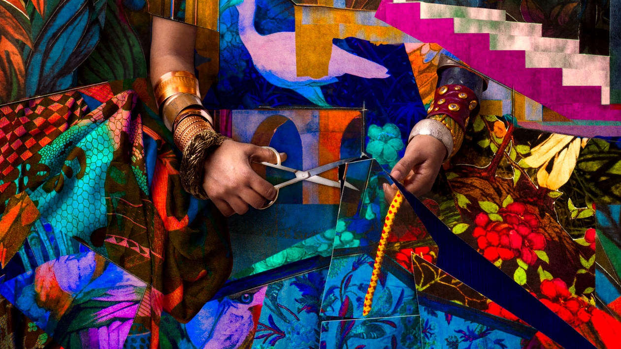 Surreal portraits imagine new future for young female migrants 