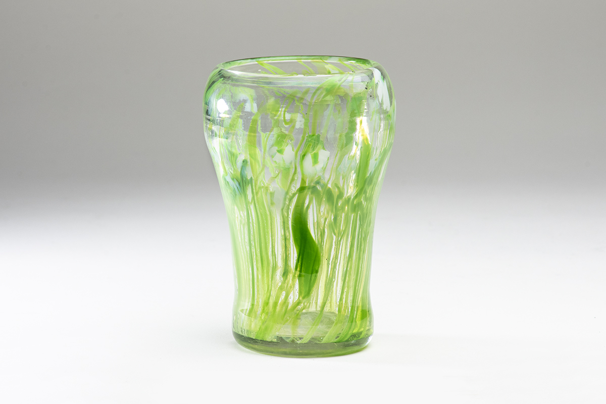 Rare Early Favrile Glass Paperweight Vase