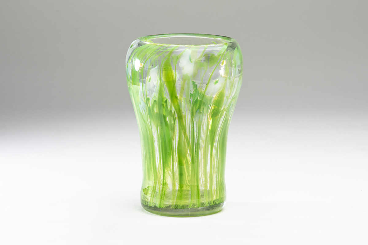 Rare Early Favrile Glass Paperweight Vase