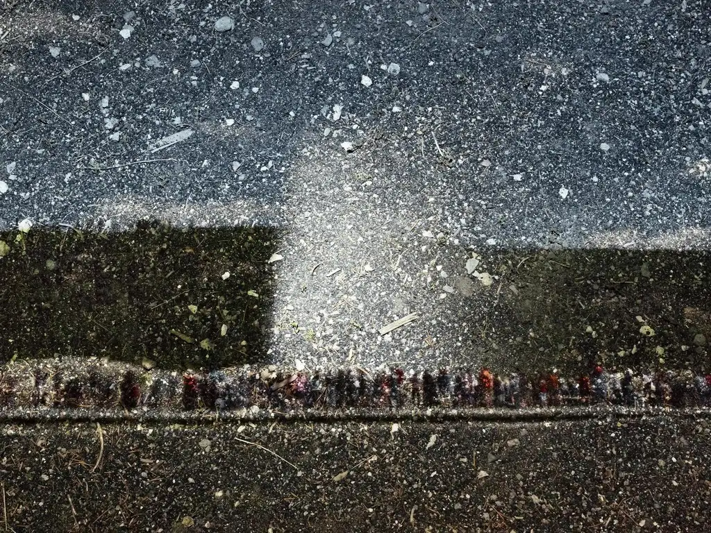 Abelardo Morell, Tent-Camera Image on Ground: View of Old faithful Geyser, Yellowstone National Park, Wyoming, 2011