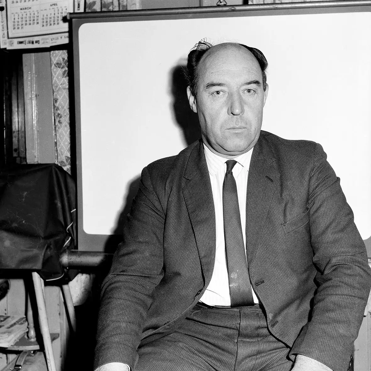 Dennis Dinneen, Untitled (business man in suit), 1950s-1970s