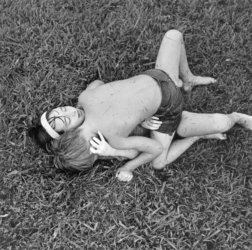 Emmet Gowin, Nancy and Dwayne, Danville, Virginia, 1970