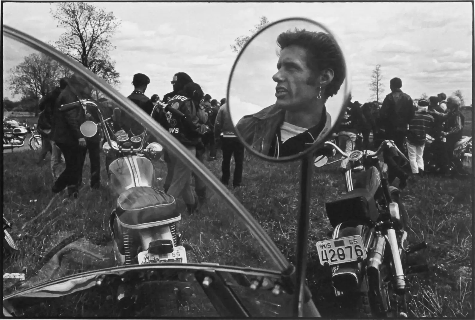 Danny Lyon, Cal, Elkhorn, Wisconsin, The Bikeriders Portfolio, 1966