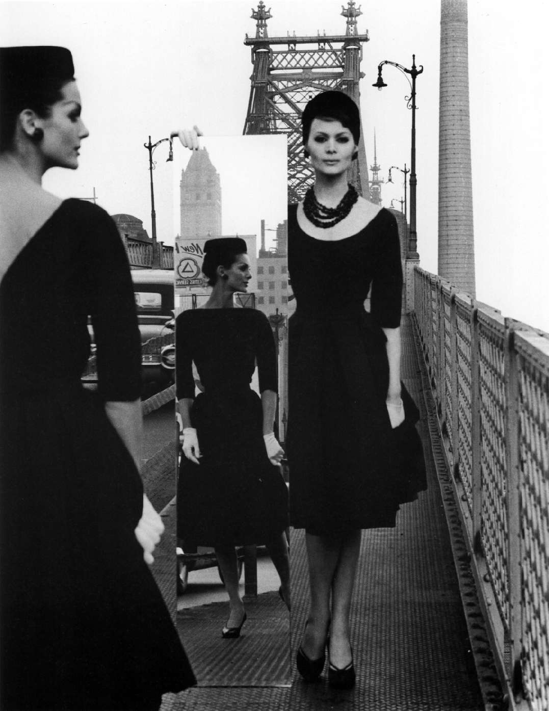 Mirror + Queensboro Bridge, New York, 1963