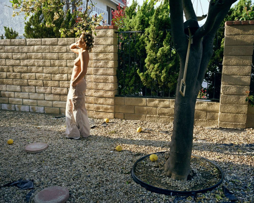 Woman in Garden, Mission Hills, 1999