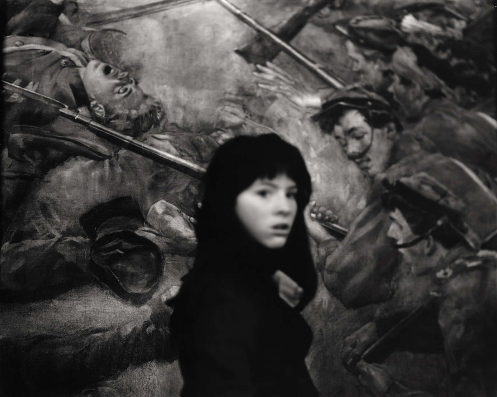 Sally Mann, Katie and Painting (At Twelve), 1983-1985