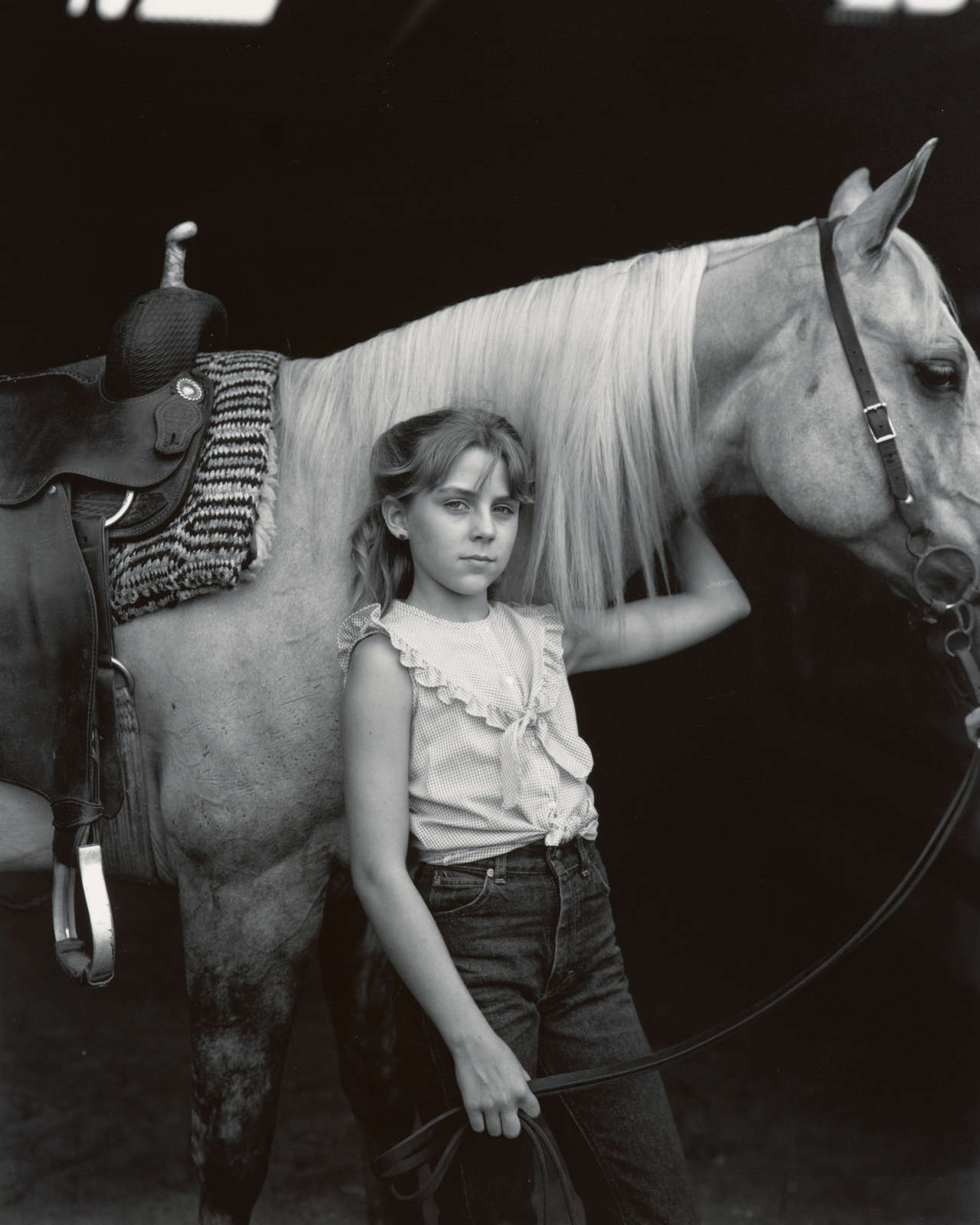 Jennifer with Palomino (At Twelve), 1983-1985