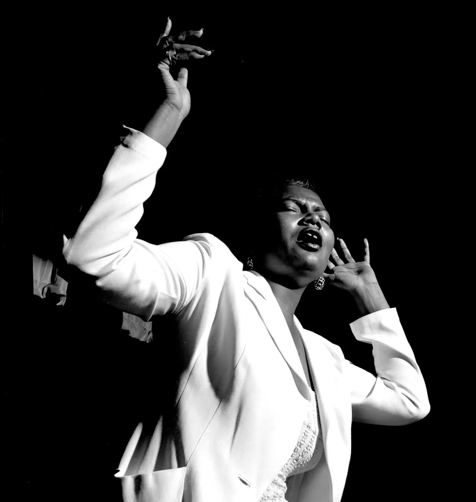 Herman Leonard, Pearl Bailey, New York City, (PRB01), 1950
