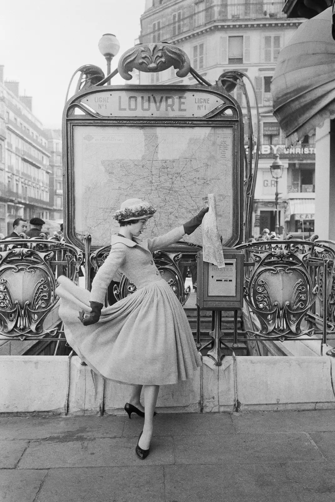 Mark Shaw, Dior, Palais de Glace Dress, 1957