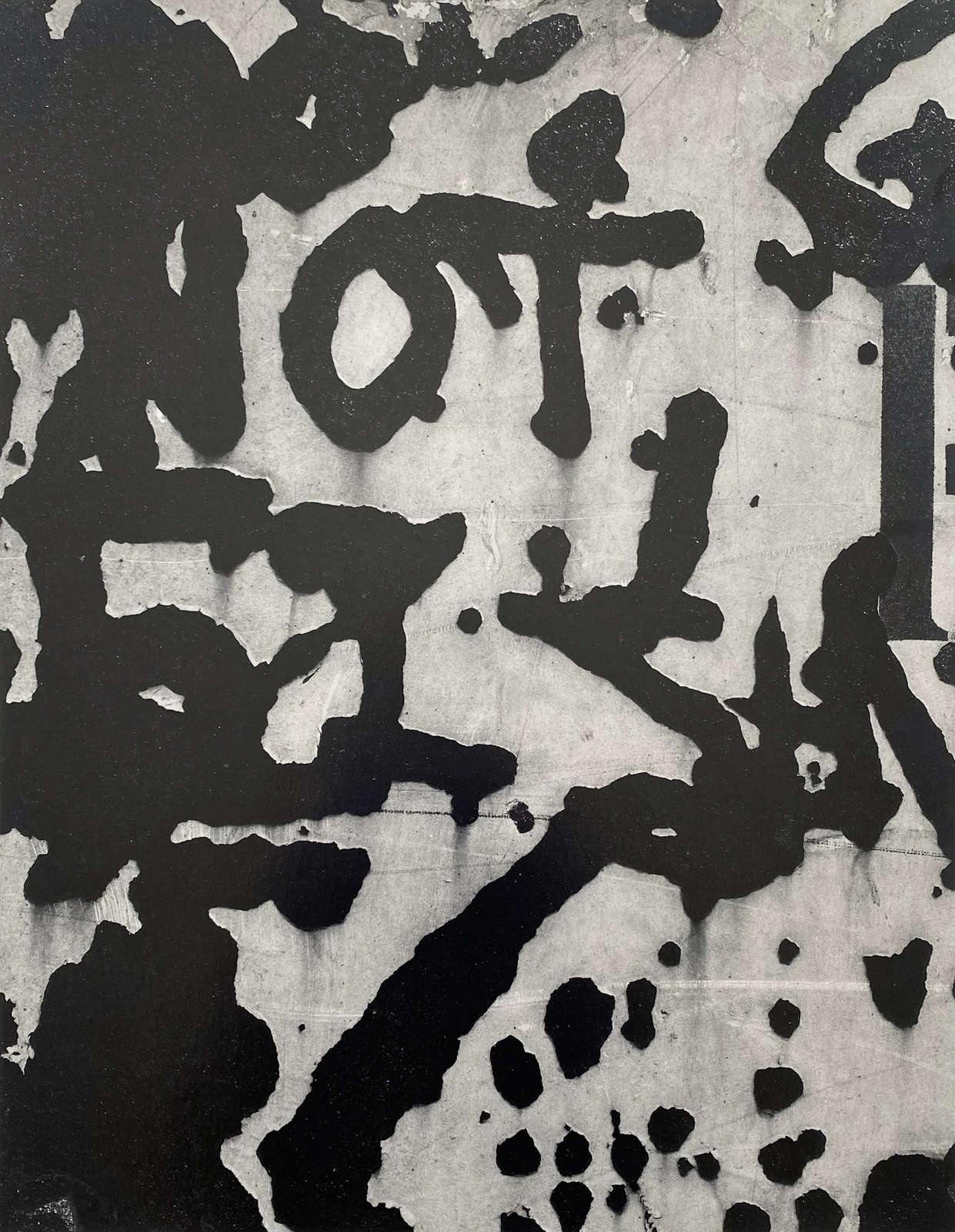 Aaron Siskind, New York 2, 1951