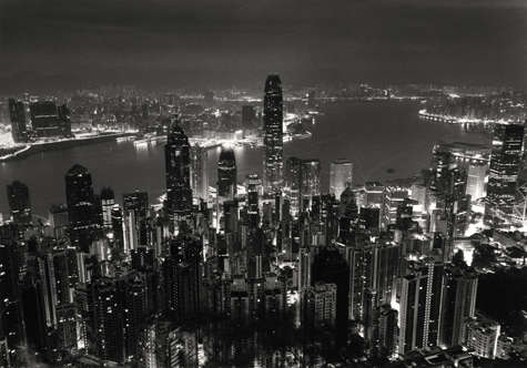 Skyline, Hong Kong (Night), Study 1, China, 2006