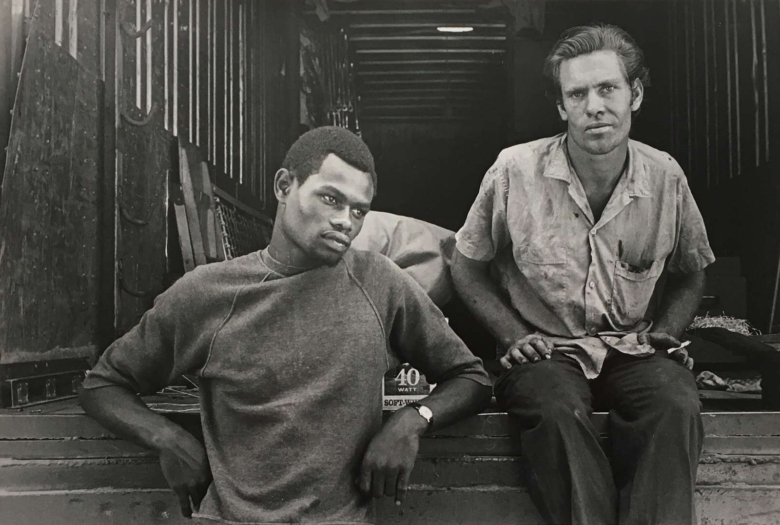 Danny Lyon, State Fair, Carnival Workers, Knoxville, 1967