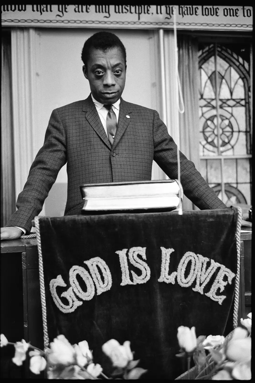 Steve Schapiro, James Baldwin, God Is Love, Harlem, 1963