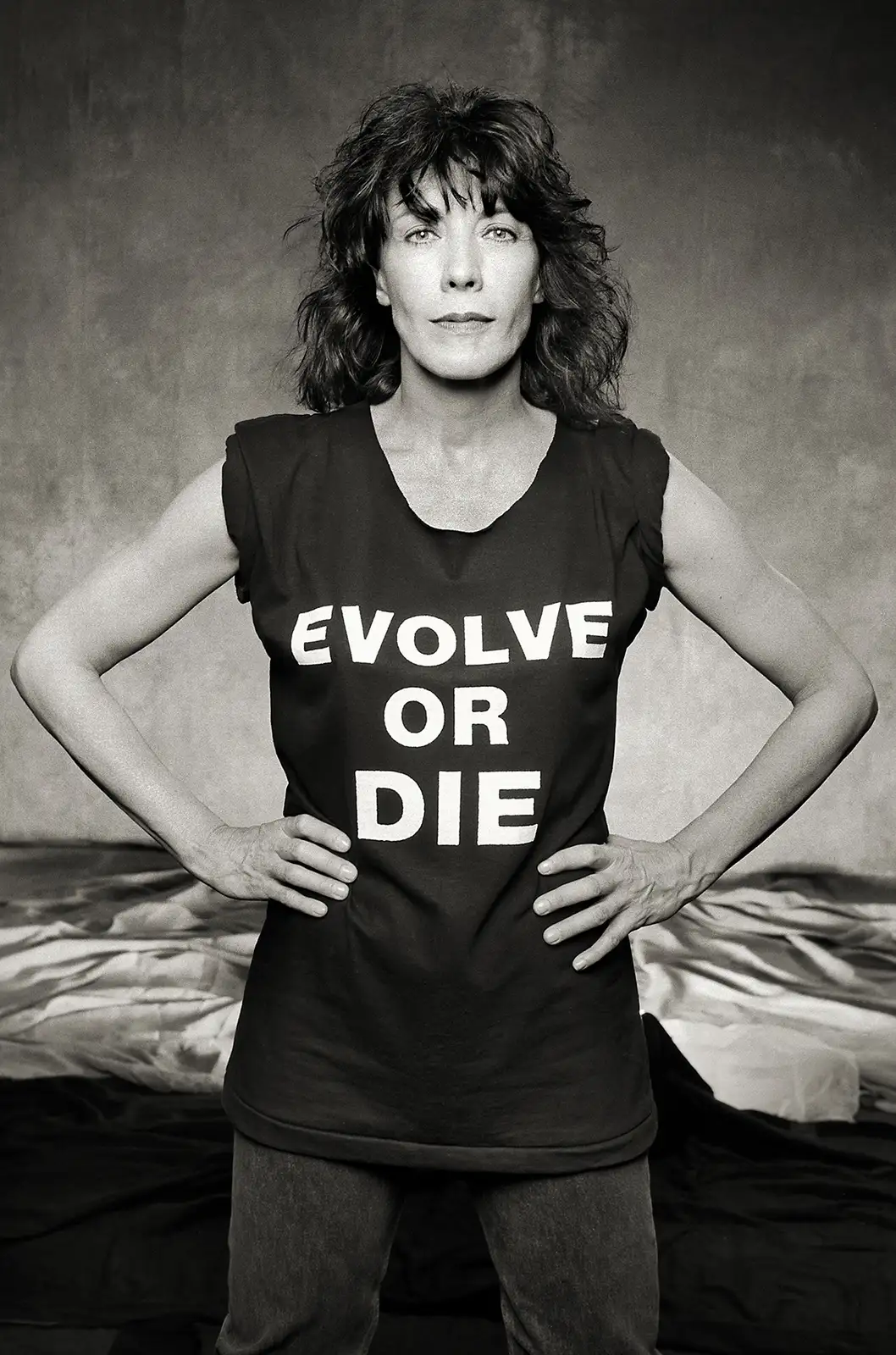 Norman Seeff, Lily Tomlin, Los Angeles, "Evolve or Die", 1985