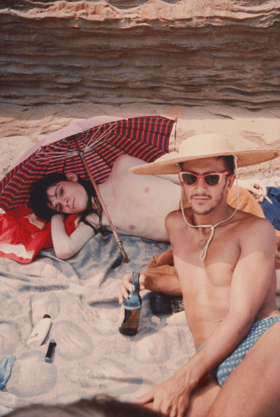 Nan Goldin, Bruce and Philippe on the beach, Truro, MA, 1975