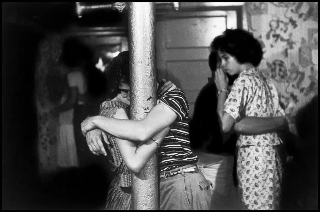 Brooklyn Gang (couple dancing with arms around pole), 1959