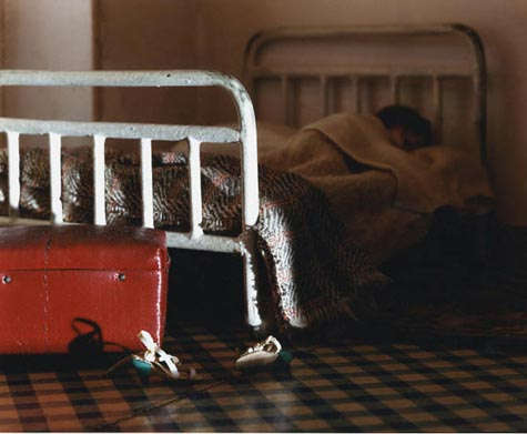 Corinne May Botz, Unpapered Bedroom from