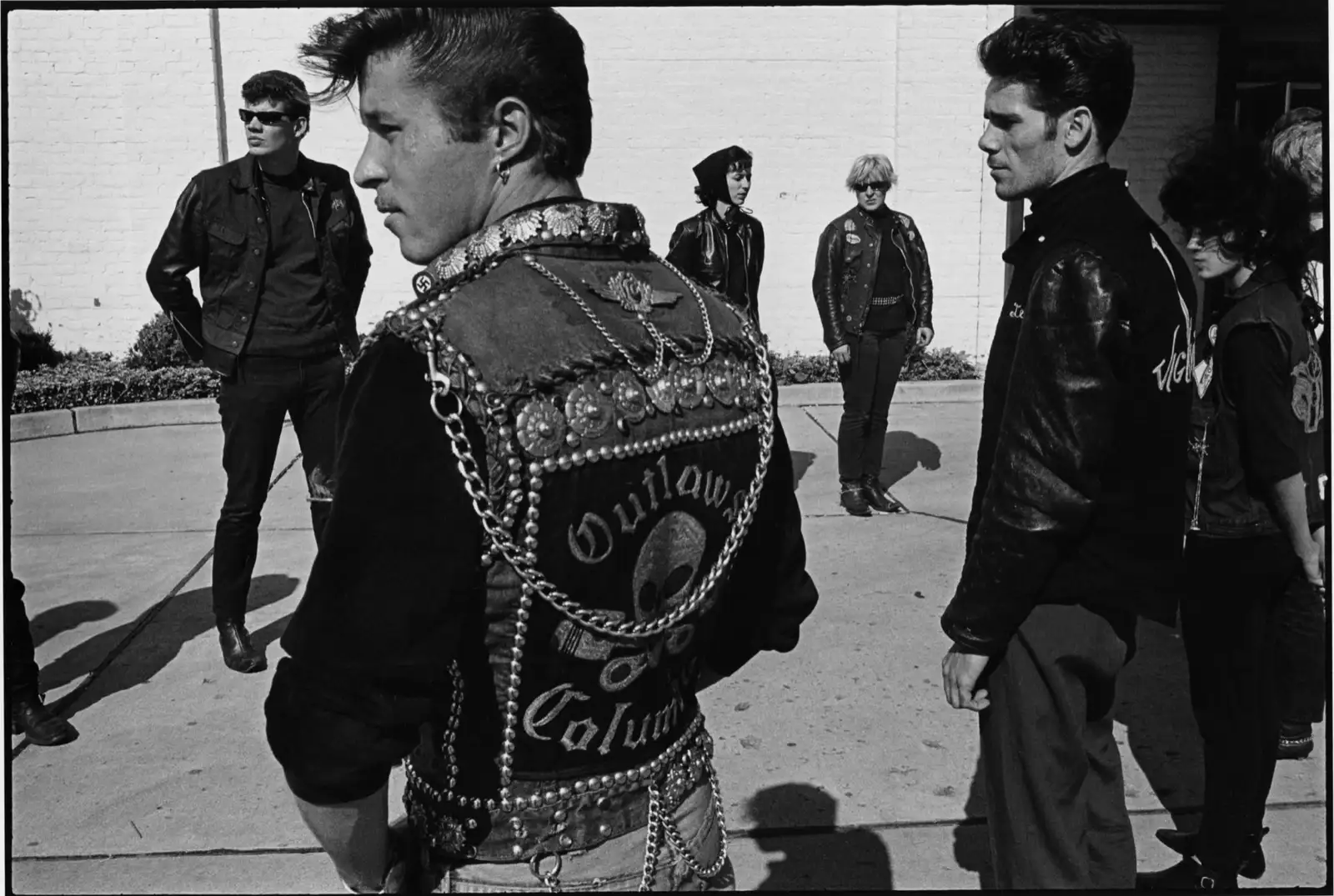 Danny Lyon, Renegade’s funeral, Detroit, The Bikeriders Portfolio, 1966