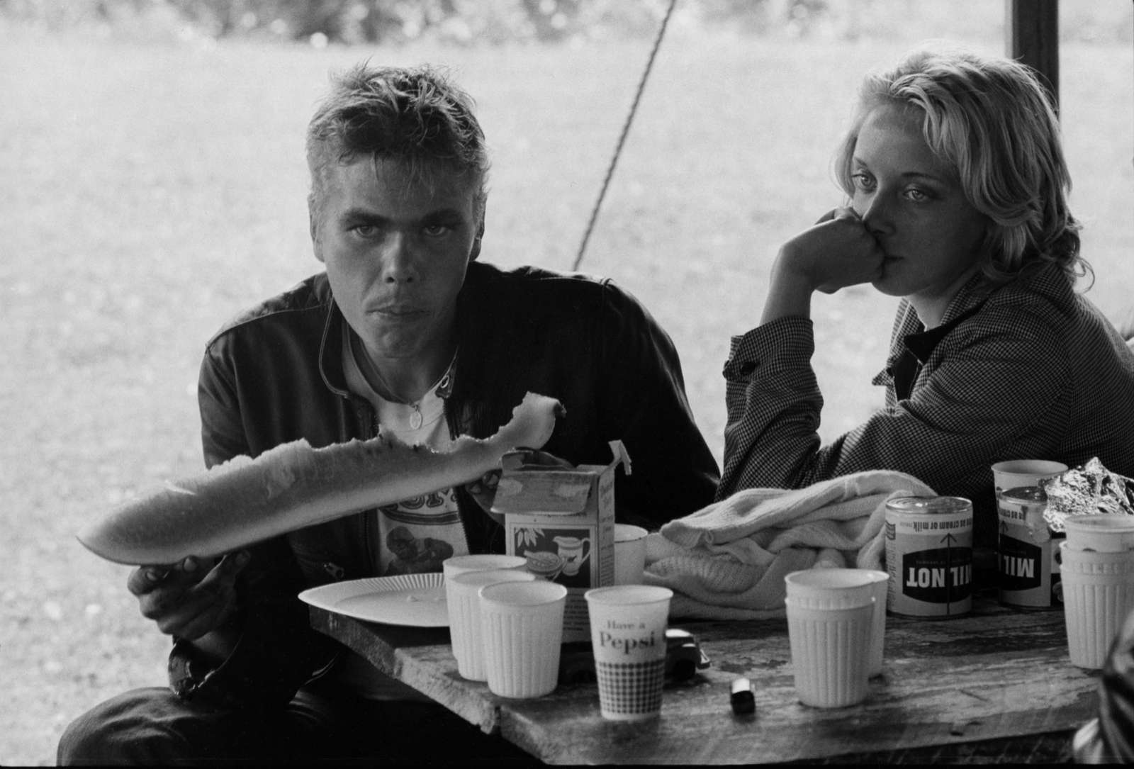 Danny Lyon, Ronnie and Cheri, La Porte, Indiana, The Bikeriders Portfolio, 1963