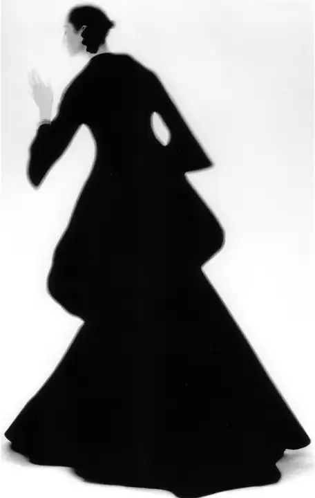 Lillian Bassman, Charles James Dress: Carmen, New York. Harper's Bazaar , 1960