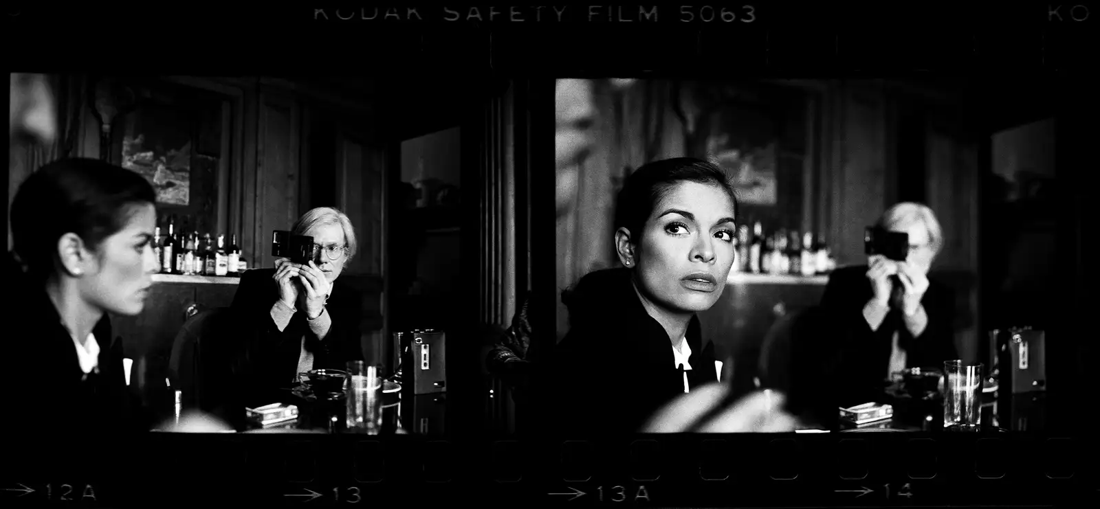 Harry Benson, Warhol, Andy & Bianca Jagger, The Factory, NYC, 1977