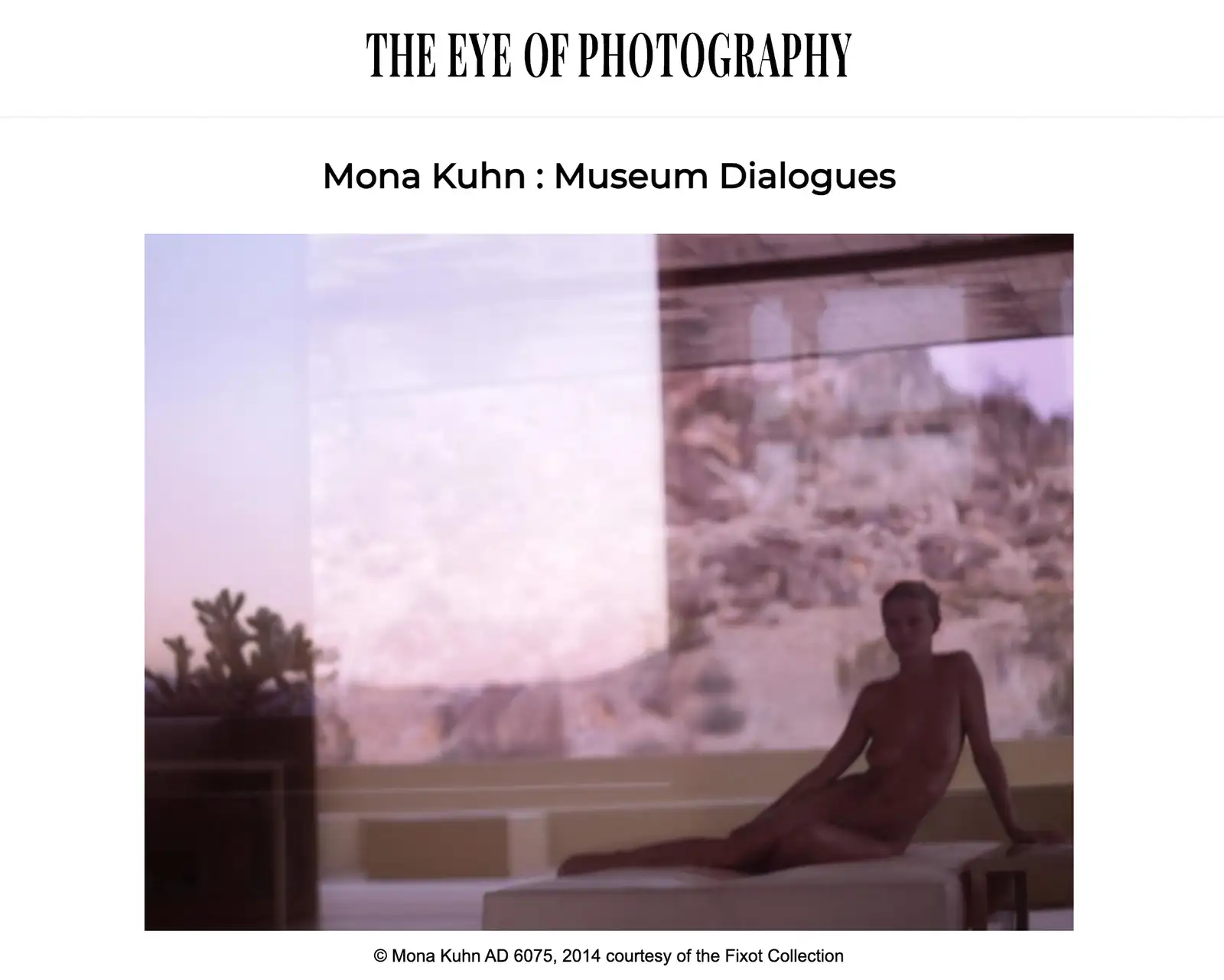 Mona Kuhn : Museum Dialogues