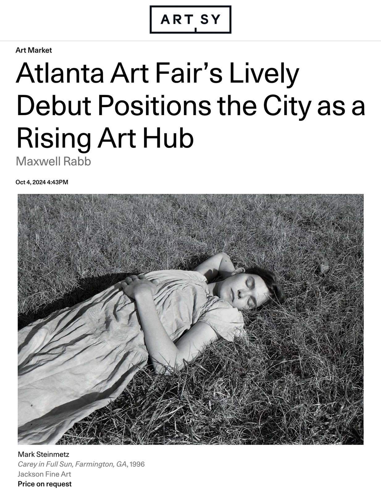 Atlanta Art Fair’s Lively Debut Positions the City as a Rising Art Hub