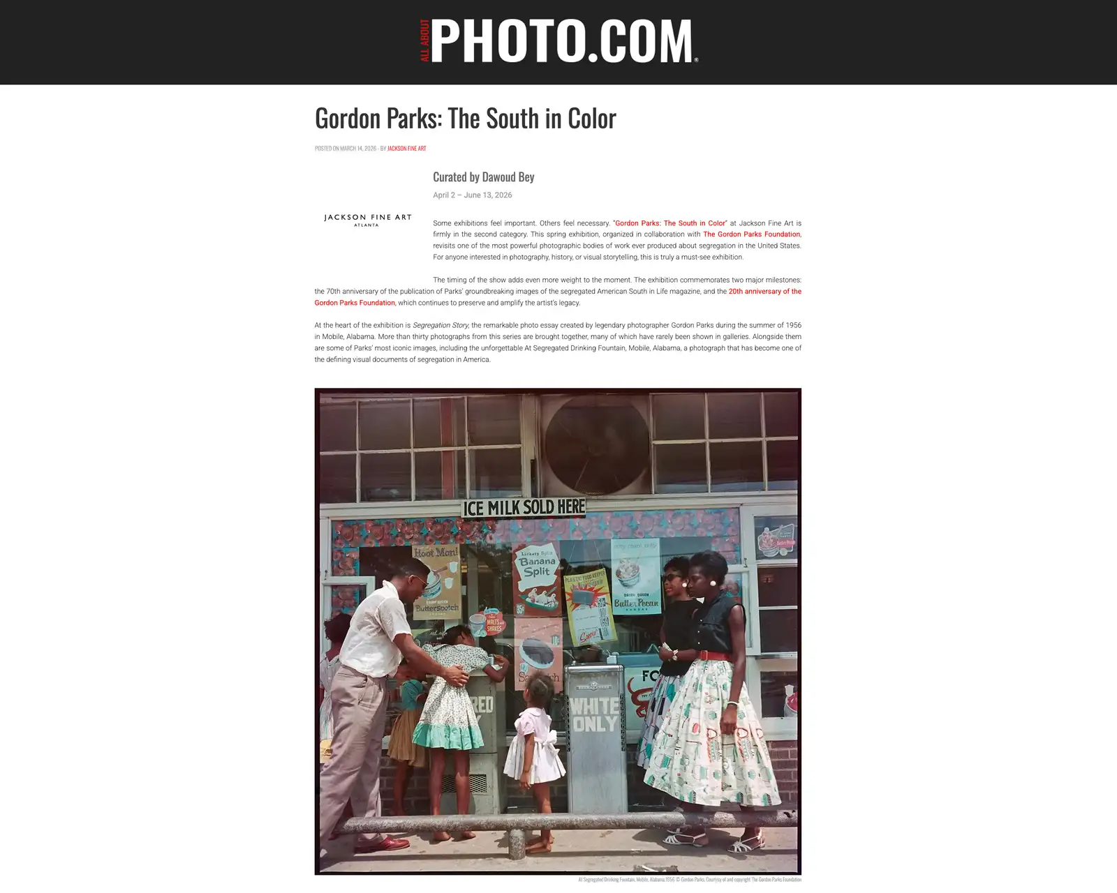 Gordon Parks: The South in Color