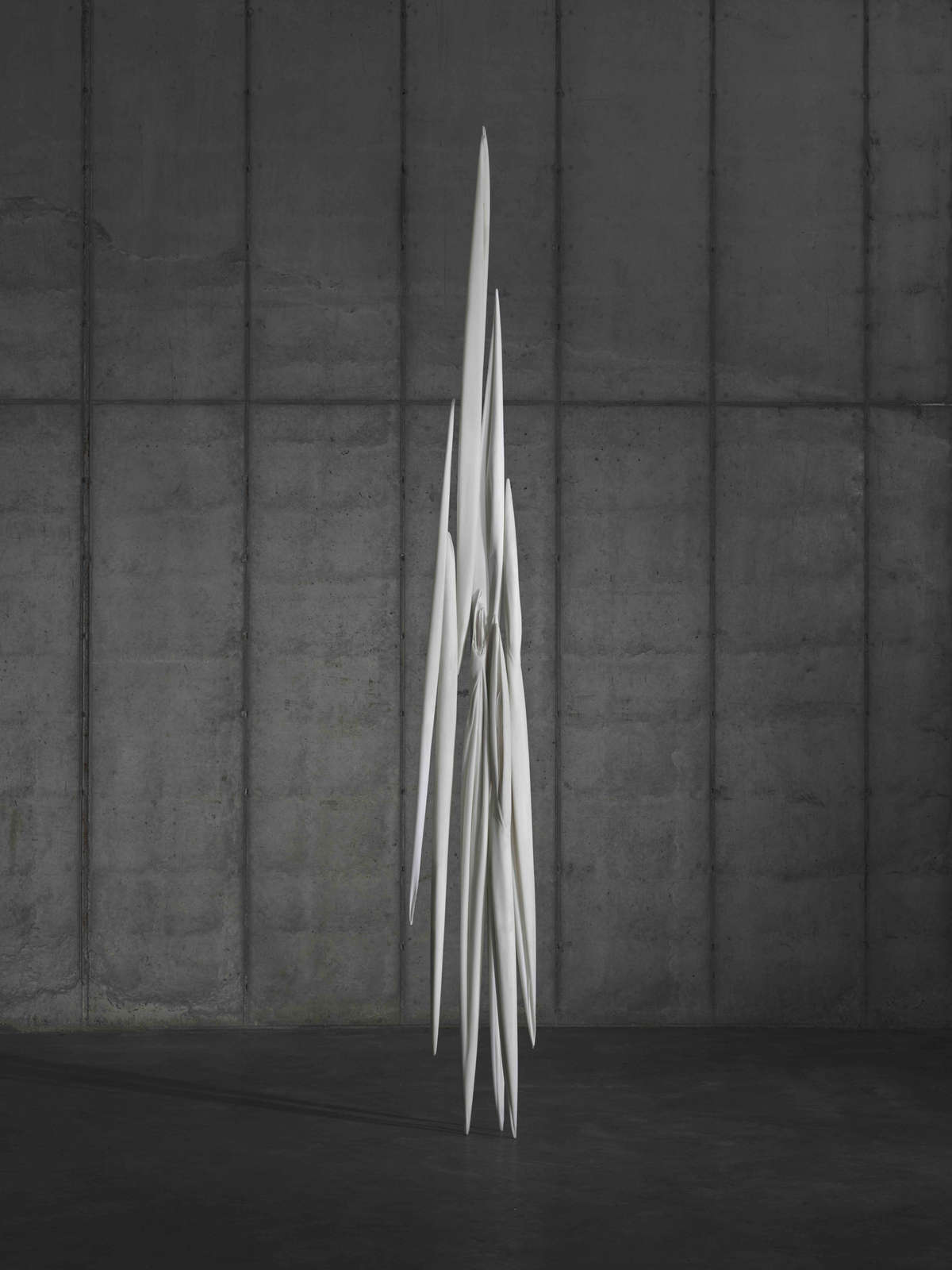 Eli Ping, 'Monocarp', 2024, Cotton and resin, 320 x 45.7 x 17.8 cm. Courtesy of the artist and Bernheim London/Zürich. Photo: Nicholas Venezia.
