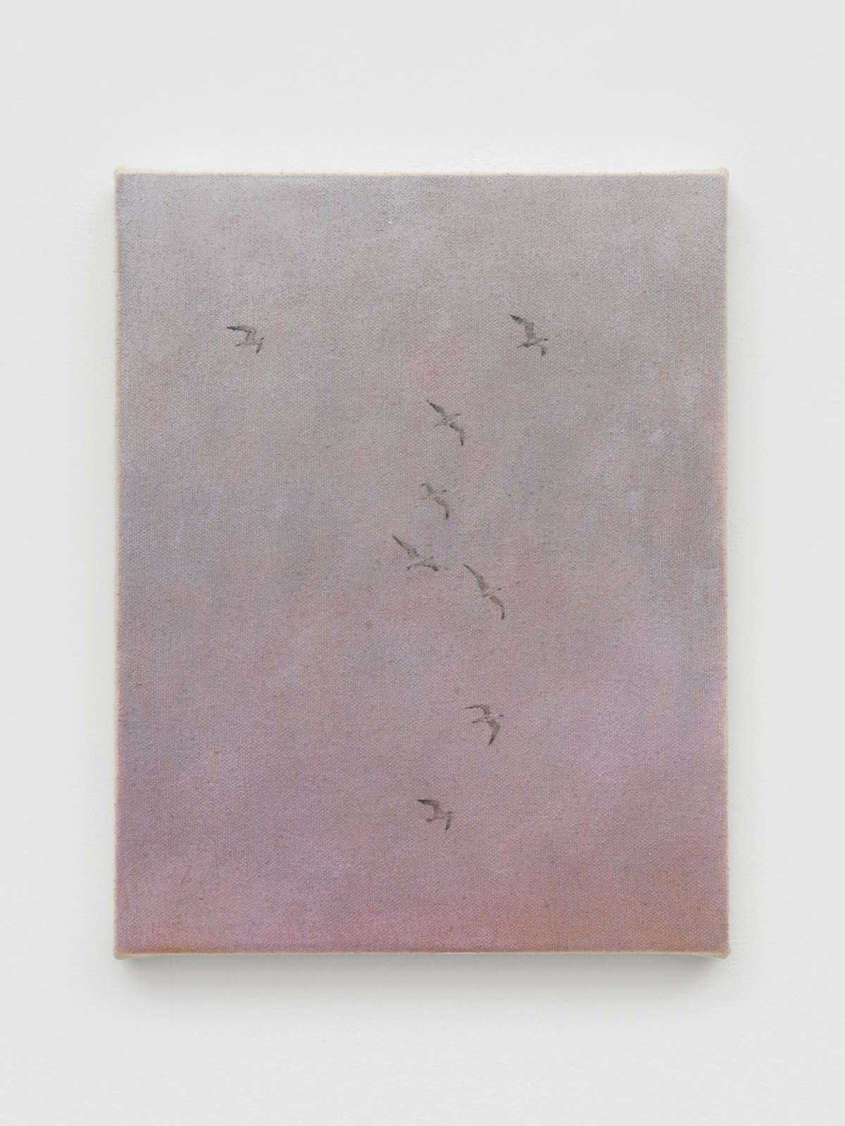 Katelyn Eichwald, 'I Wake Up Crying', 2025, Oil on linen, 25.4 x 20.3 cm. Courtesy of the artist and Cob Gallery.