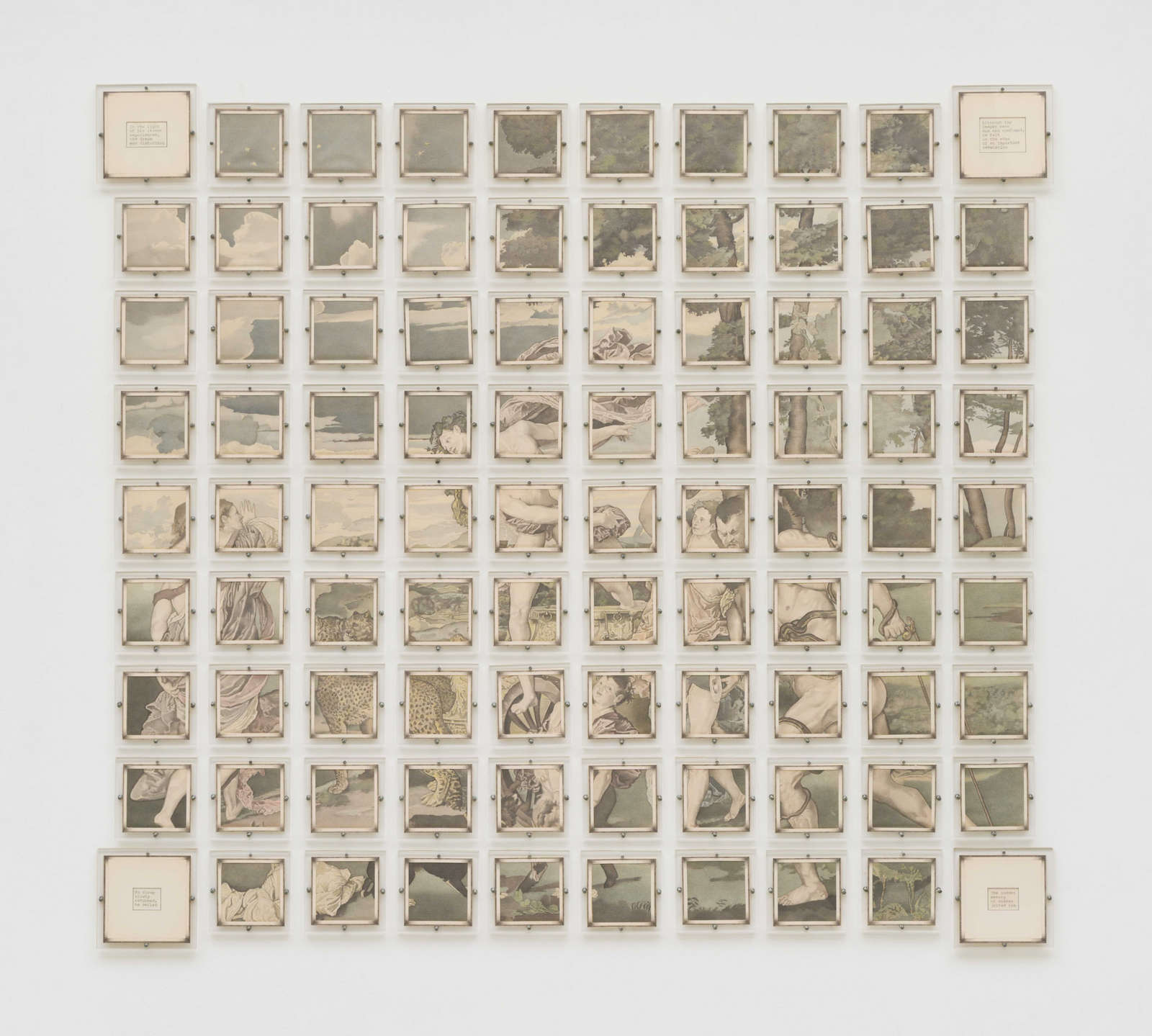 Dotty Attie, 'The Dream', 1985 Pencil on paper, 90 panels, 88.3 x 97.8 cm