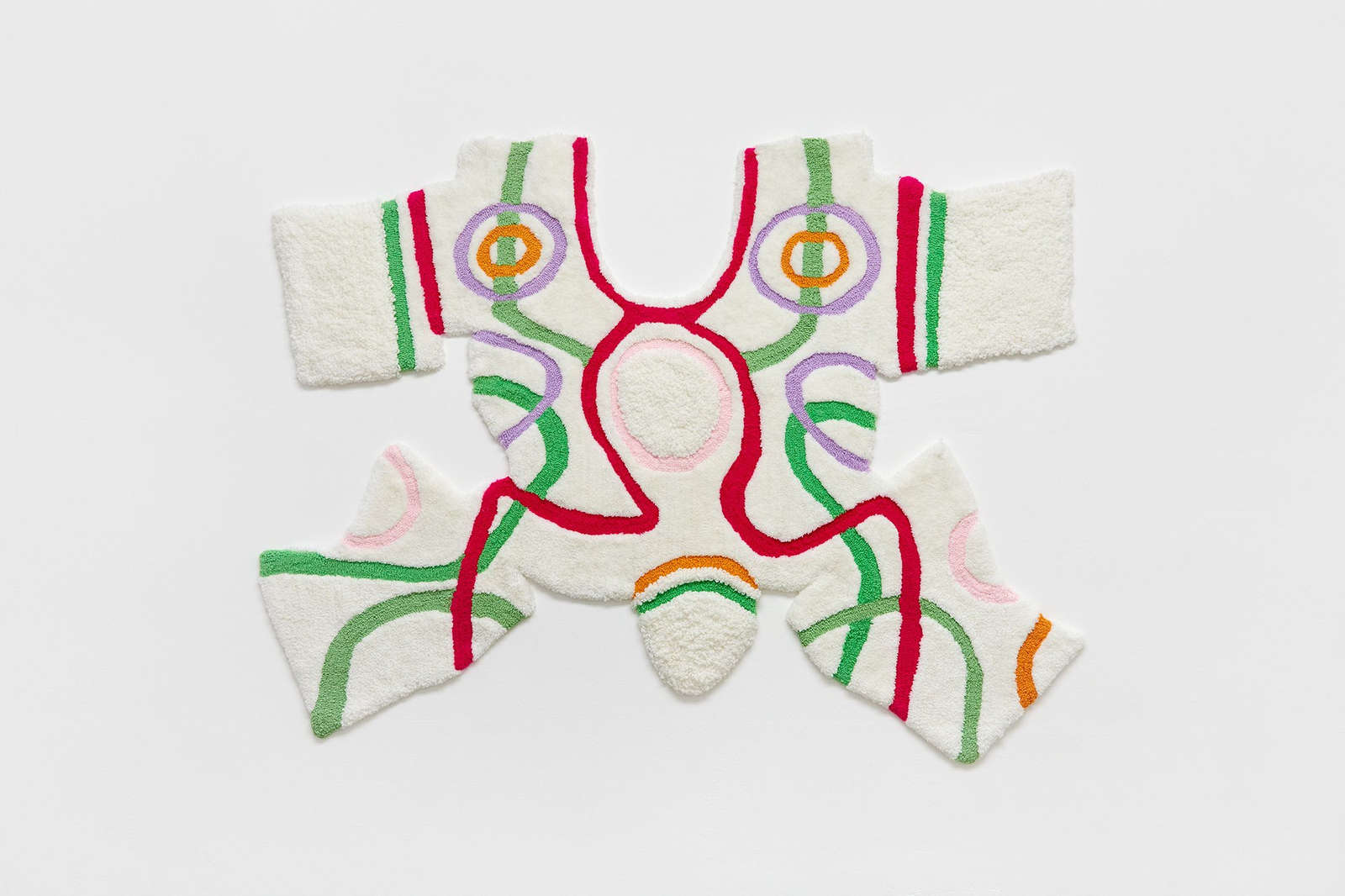 Tulani Hlalo, '3rd Place', 2022, 2021. Acrylic wool, nylon yarn, cotton aran yarn, felt. Courtesy of the Artsist and Tulani Hlalo