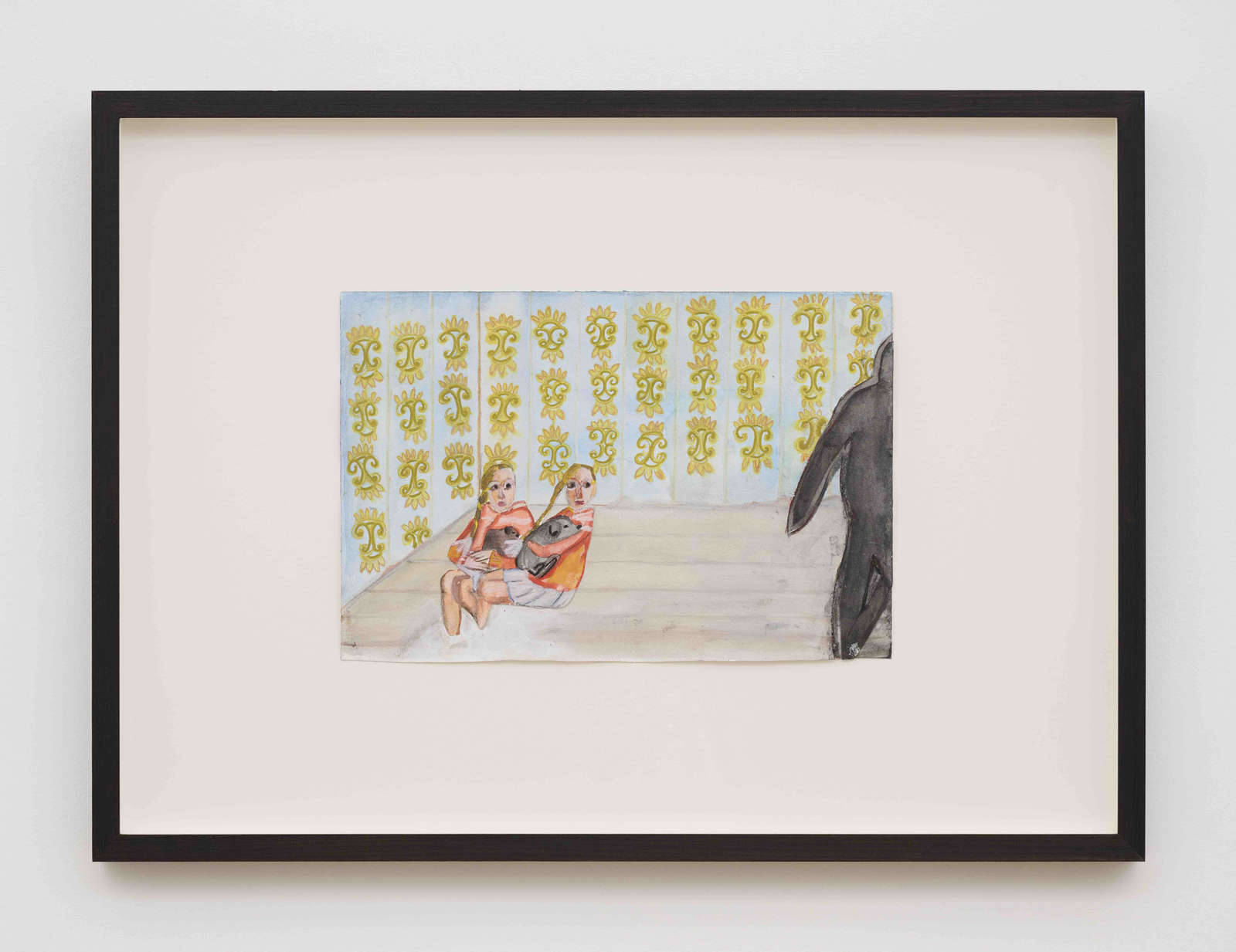 Anna Perach, 'Prosthetic God', 2025. drawing and mixed media on 300 grm watercolour paper, 20 x 30 cm