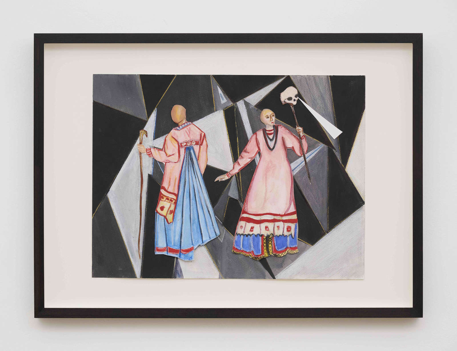 Anna Perach, 'A Leap of Sympathy', 2025. drawing and mixed media on 300 grm watercolour paper, 30 x 40 cm