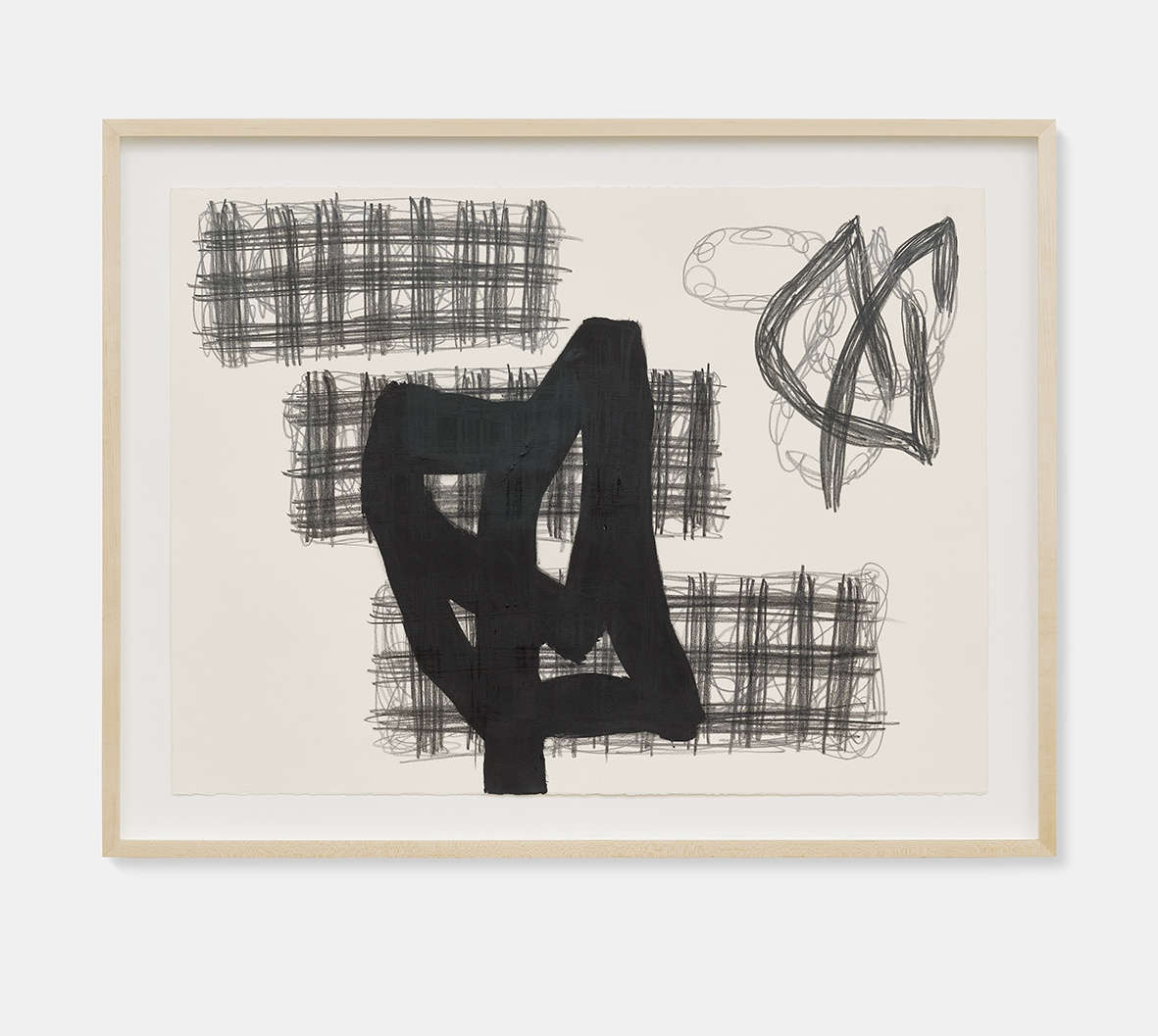 Jonathan Lasker, 'Untitled', 1990, graphite,crayon and acrylicon, 57 x 76cm. Courtesy the artist and Timothy Taylor