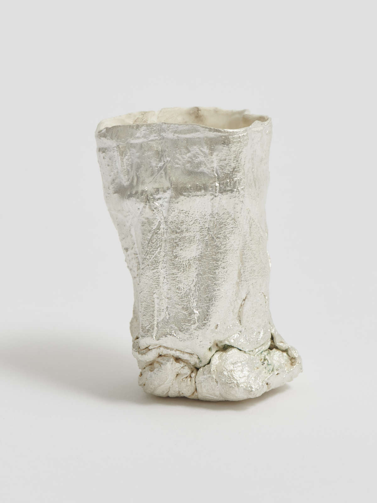 Amanda Moström, 'Teeny (2)', 2023. Silver-plated bronze, 5.5 x 3.5 x 3.5 cm. Courtesy the artist and Rose Easton, London. Photo by Theo Christelis.