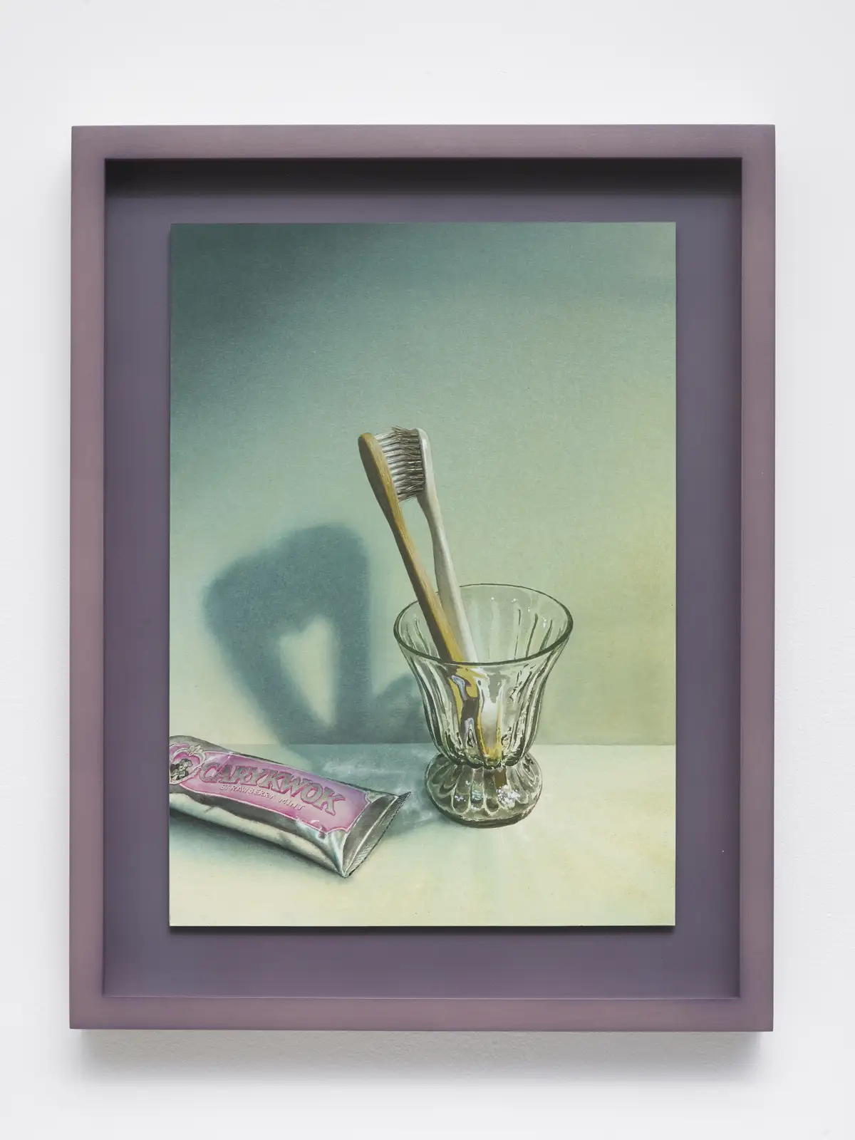 Cary Kwok, 'Till the End of Time', 2022, Acrylic and ink on paper, artist&rsquo;s frame, 42.3 x 33 x 4.5 cm / 16.7 x 13 x 1.8 in, framed. &copy; Cary Kwok. Courtesy the artist and Herald St, London. Photo by Andy Keate.