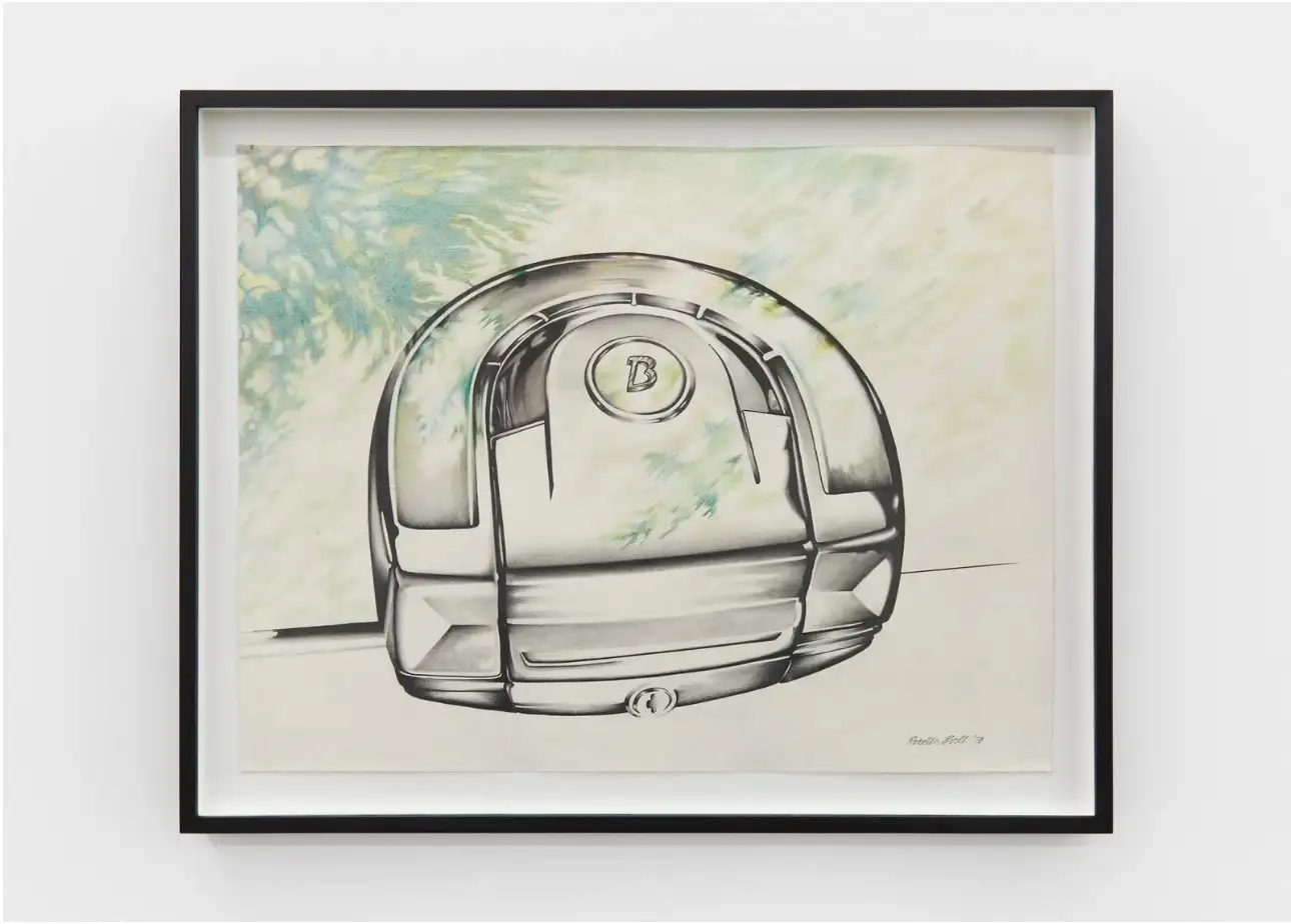 Roberta Booth, 'Untitled', 1982. Graphite on paper 44.5 x 55.7 cm (framed).