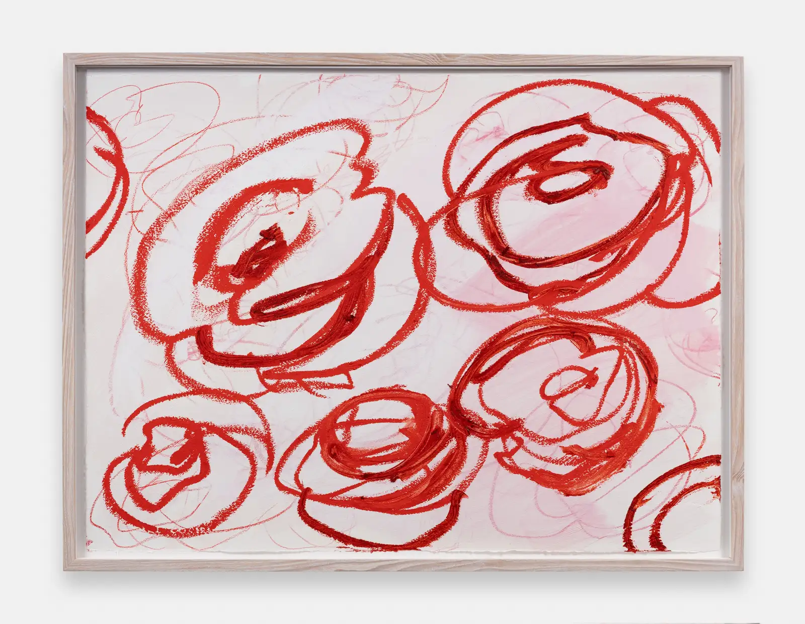 Victoria Cantons, 'Untitled (A whisper of some beautiful secret that you remember from life [Breaths I]', 2023. Coloured pencil, oil, oil stick and wax crayon on Arches Huile Paper, 62 x 81 cm.